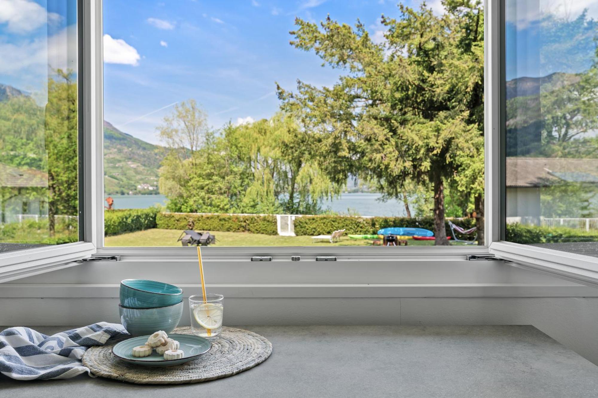 Casa Al Lago Di Tss' - Ampio Giardino Fronte Al Lago - Perfetto Per Famiglie E Gruppi A Calceranica Al Lago Buitenkant foto